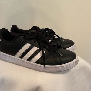 - Adidas black sneakers